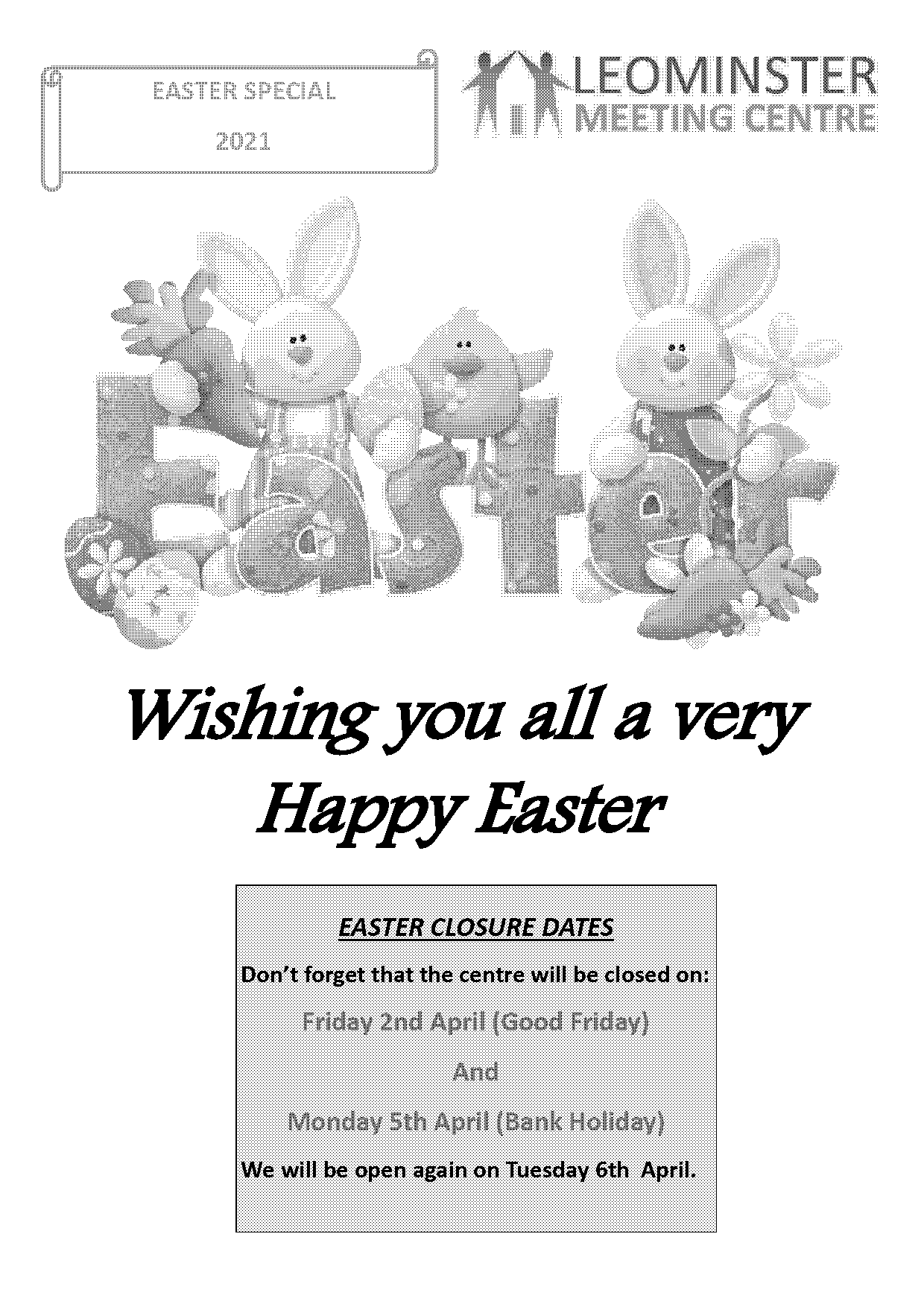 wishing happy easter on good friday